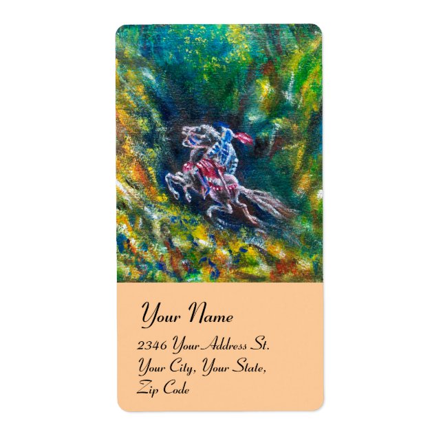 KNIGHT LANCELOT , PFERDERFAHRT IN GRÜNEN WALDEN (Vorne)