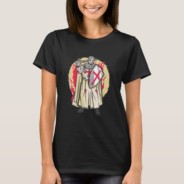 Knight Medieval and Ren Fair T-Shirt (Vorderseite)