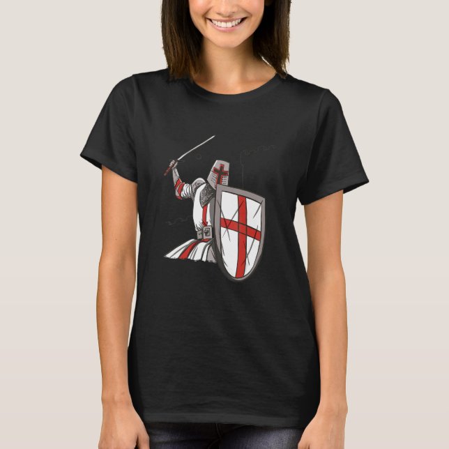 Knight Medieval and Renaissance Ren Fair T-Shirt (Vorderseite)