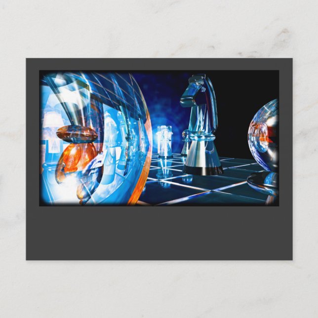 Knight Moves Postkarte (Vorderseite)