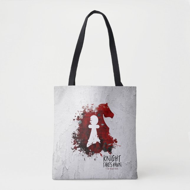 Knight nimmt Pawn von Martha Sweeney Tote Bag (Vorderseite)