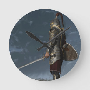 Knight of the Storm Runde Wanduhr