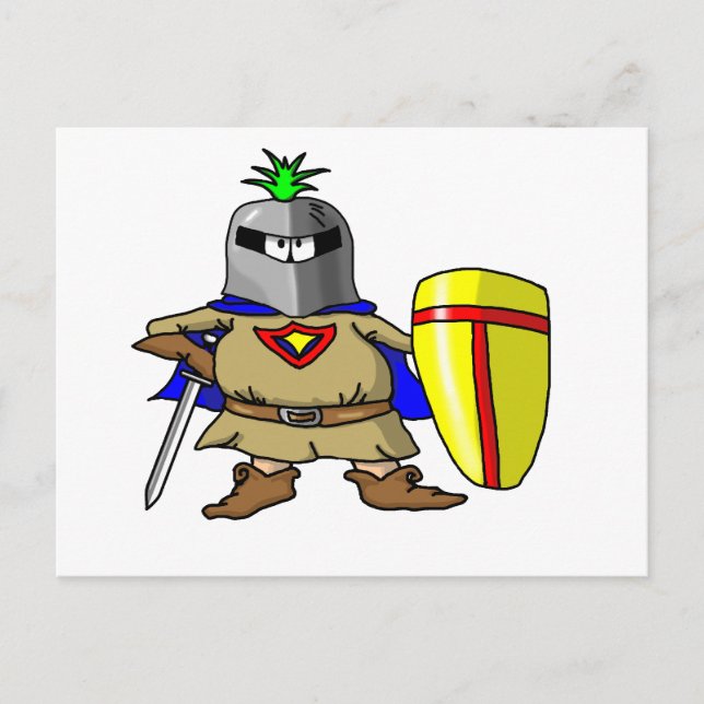 Knight Postkarte (Vorderseite)