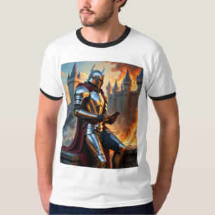 Knight Simste während Castle Burns Meme Shirt