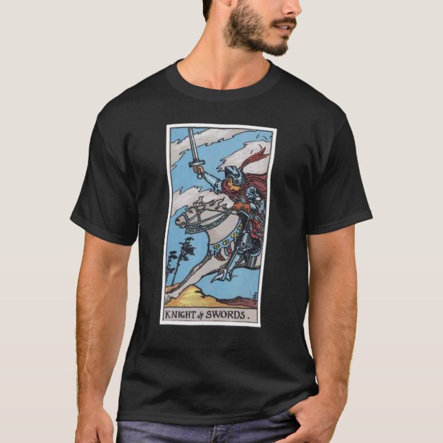 Knight Tarot Card T-Shirt (Vorderseite)