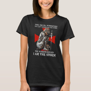Knight Templar Christliche Frauenkriegerin Gottes T-Shirt
