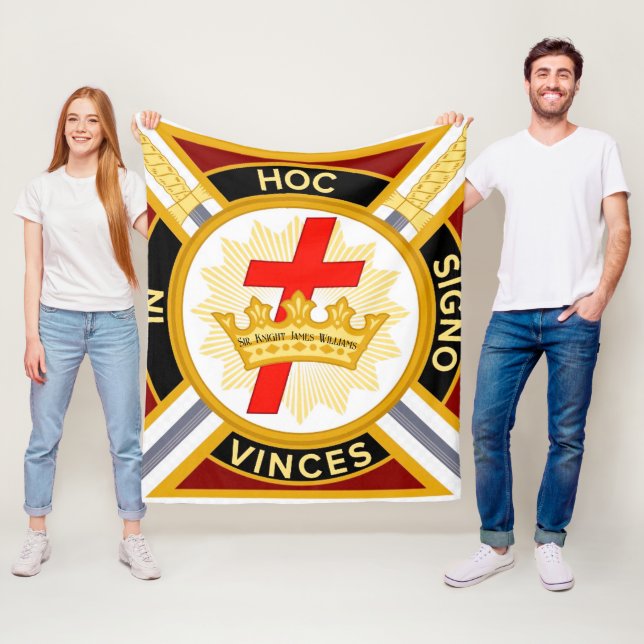 Knight Templar Fleecedecke (Beispiel)