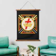 Knight Templar Hanging Tapestry