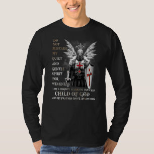 Knight Templar Ich bin ein Kind Gottes, ein Kriege T-Shirt