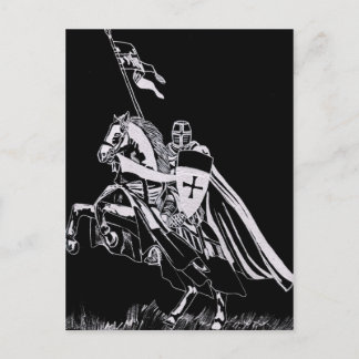 Knight Templar Postkarte