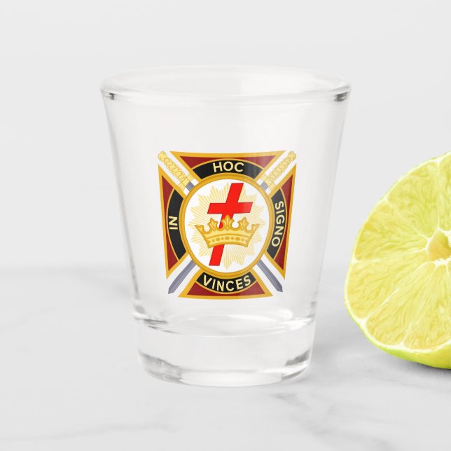 Knight Templar Schnapsglas (Vorderseite)