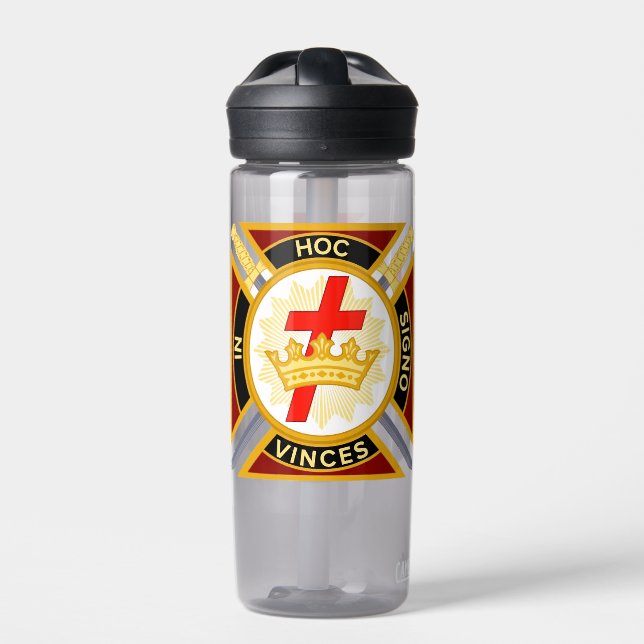 Knight Templar Trinkflasche (Vorderseite)