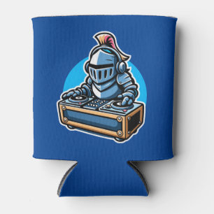 Knight Turntablist - mittelalterliches DJ Cartoon Dosenkühler
