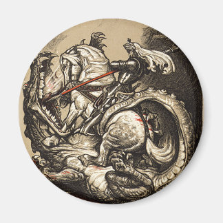 Knight vs. Dragon Magnet