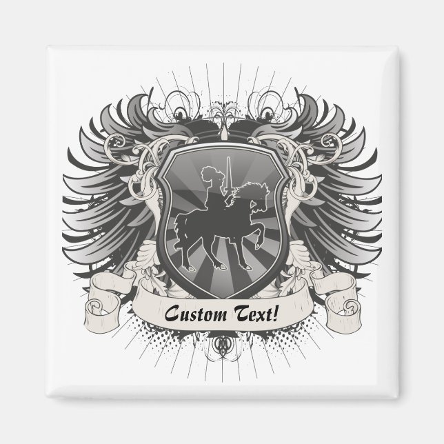 Knight Wappen Magnet (Vorne)