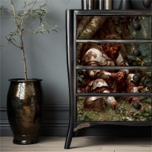 Knightcore Medieval Knight Resting Ancient Forest