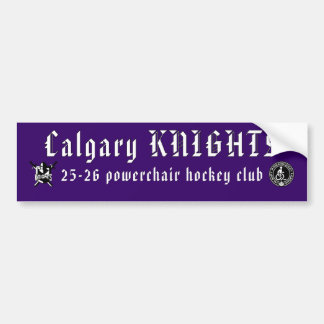 Knights bumper sticker autoaufkleber