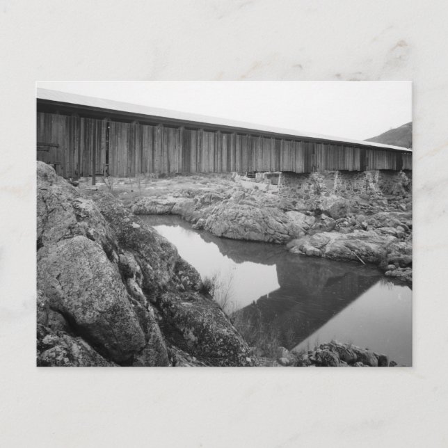 Knight's Ferry Bridge Postkarte (Vorderseite)