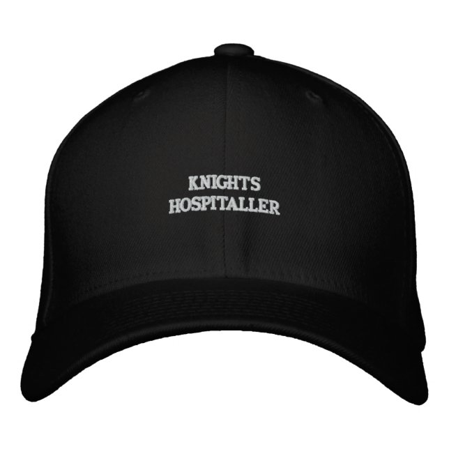 Knights Hospitaller Hat Bestickte Kappe (Vorderseite)