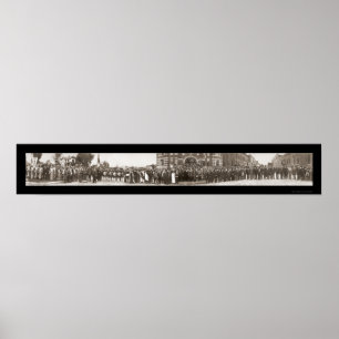 Knights Pythias Group Foto 1916 Poster