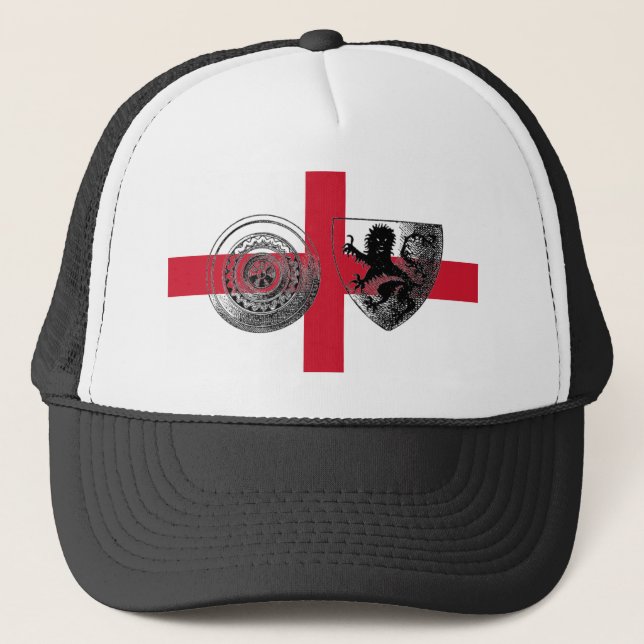Knight's Shields Hat Truckerkappe (Vorderseite)