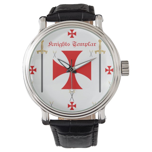 Knights Templar Armbanduhr (Vorderseite)