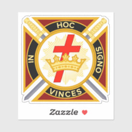 Knights Templar Aufkleber