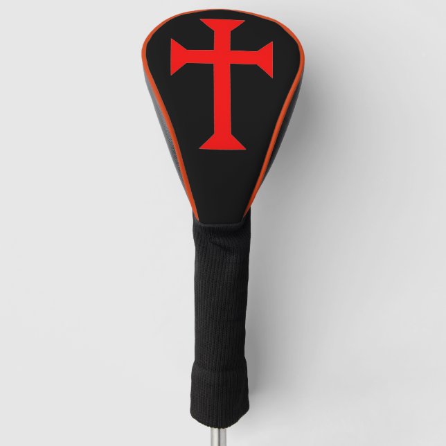 Knights Templar Golf Headcover (Vorderseite)
