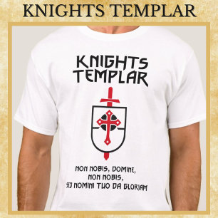 ✙ Knights Templar Motto ✙ Non Nobis Domine T-Shirt
