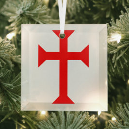 Knights Templar Ornament Aus Glas