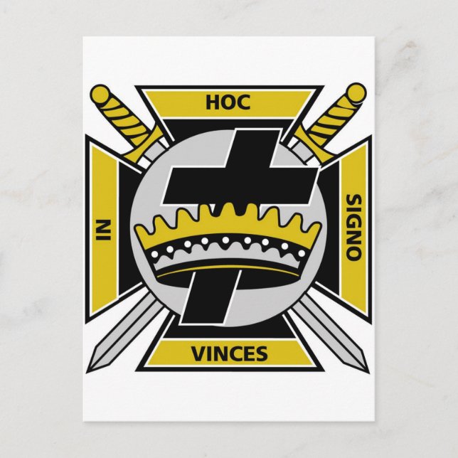 Knights Templar Postkarte (Vorderseite)