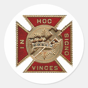 KNIGHTS TEMPLAR RUNDER AUFKLEBER