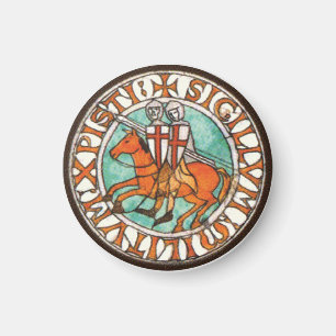 Knights Templar Siegel Magnet