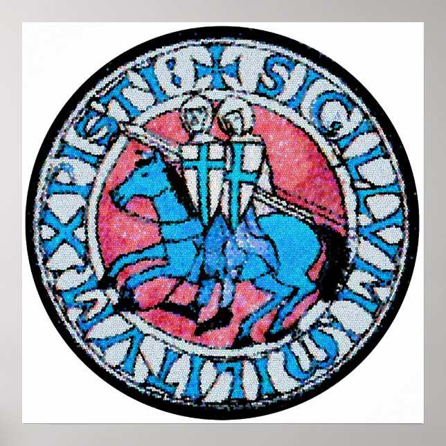 Knights Templar Siegel Poster (Vorne)