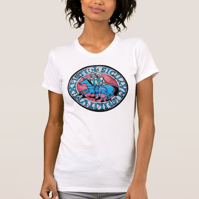 Knights Templar Siegel T-Shirt (Vorderseite)