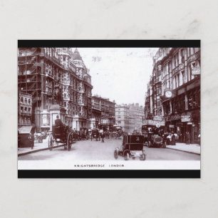 Knightsbridge, London 1910 Vintage auf Deutsch Postkarte