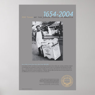 Knish Man Lower East Side New York 1925-1950 Poster