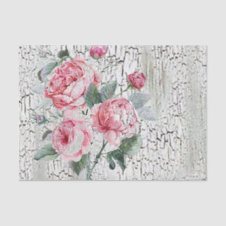 Knistern und Vintage Rosen Seidenpapier