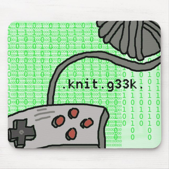 .knit.g33k mousepad (Vorne)