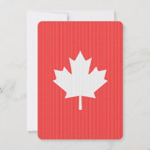 Knit Style Maple Leaf Knitting Motiv