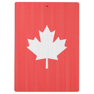 Knit Style Maple Leaf Knitting Motiv Klemmbrett