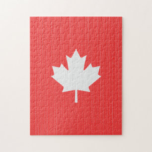 Knit Style Maple Leaf Knitting Motiv Puzzle