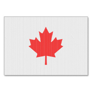 Knit Style Maple Leaf Knitting Motiv Tischnummer