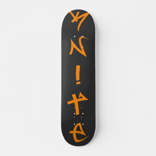 Knite- Kohlenstofffaser Skateboard (Vorne)