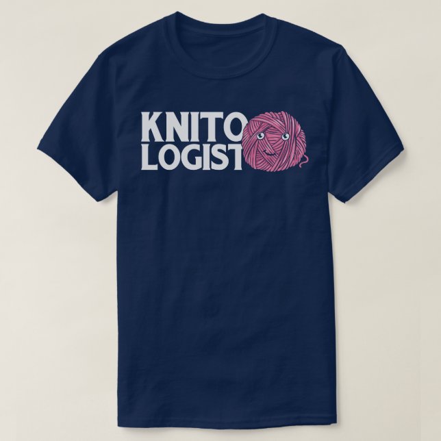 Knitologe T-Shirt (Design vorne)