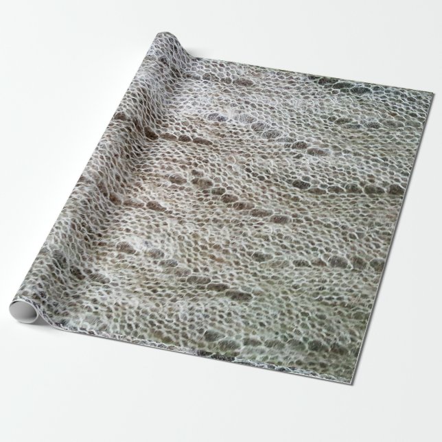 Knitted schnürte sich Muster Geschenkpapier (Ungerollt)