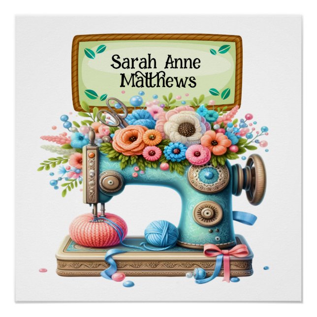 Knitter Crochet Crafts Poster (Vorderseite)