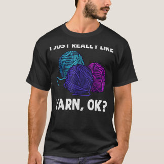 Knitter für Männer Krongarn T-Shirt