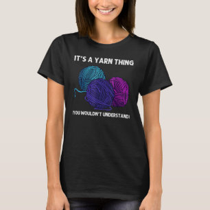 Knitter für Männer Krongarn T-Shirt