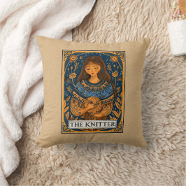 Knitter Knetkrafter Tarot Lifestyle Thema Kissen